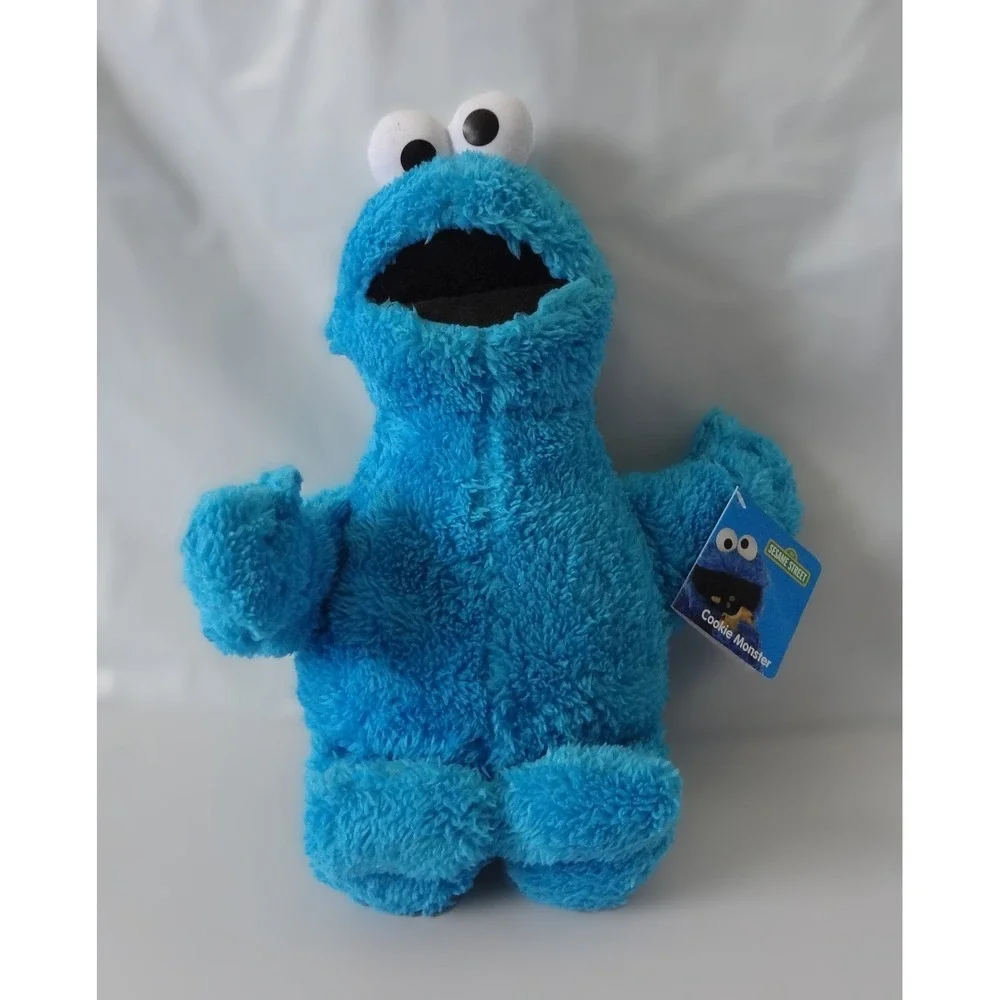Sesame Street Cookie Monster Plush Stuffed Animal‎ Toy New with Tags